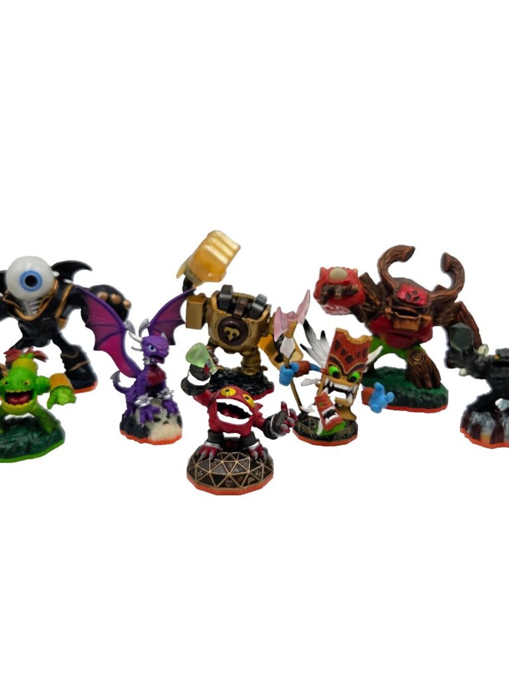 Skylanders Figures Bundle Lot Of 8 Activision Tested Eyebrawl Zook Cynder Read
